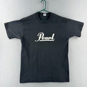 Vintage Pearl Drums Shirt Mens Large 90s Single Stitch Made in USA